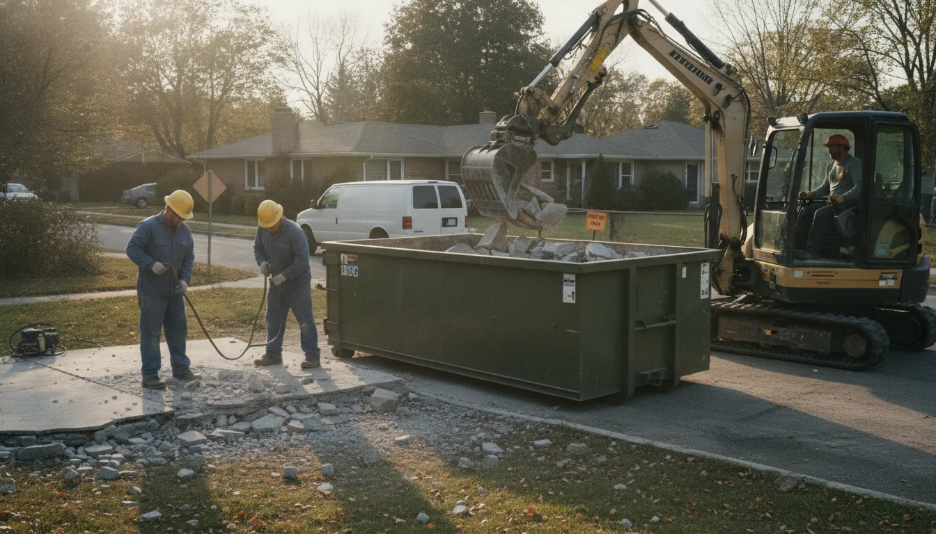 Concrete Disposal vs Dumpster Rental: How to Choose in Santa Fe