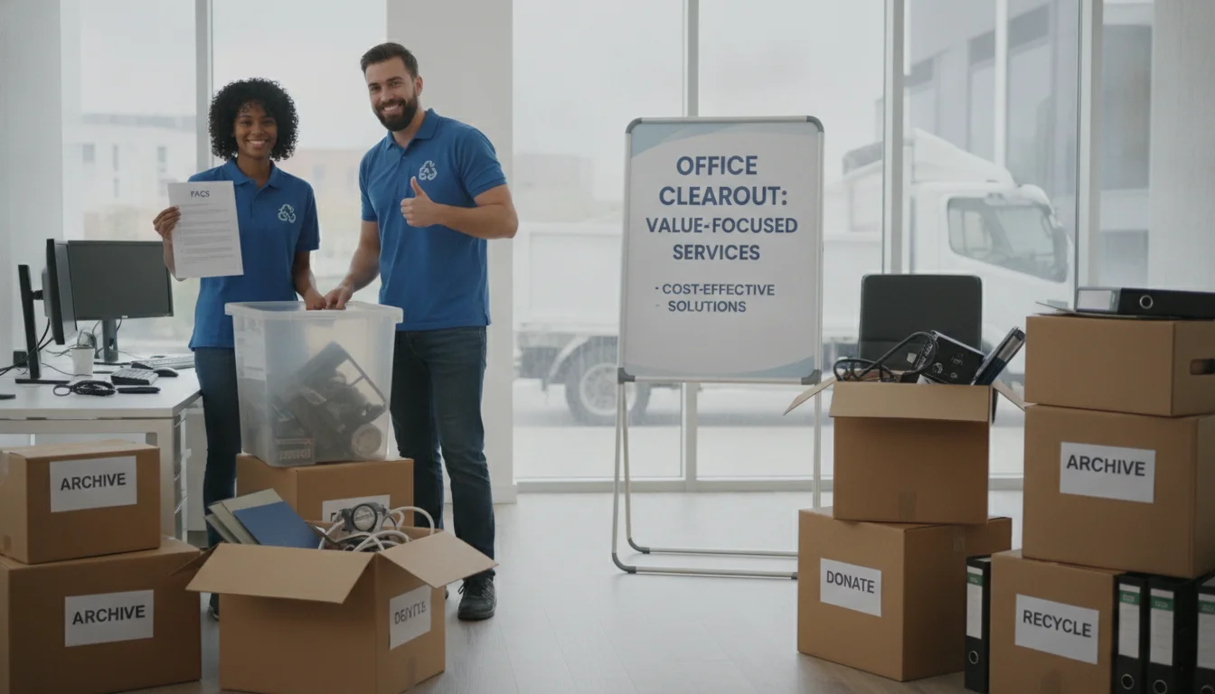 Office Cleanout FAQs: Cost, Scheduling, Electronics & What’s Next in Santa Fe